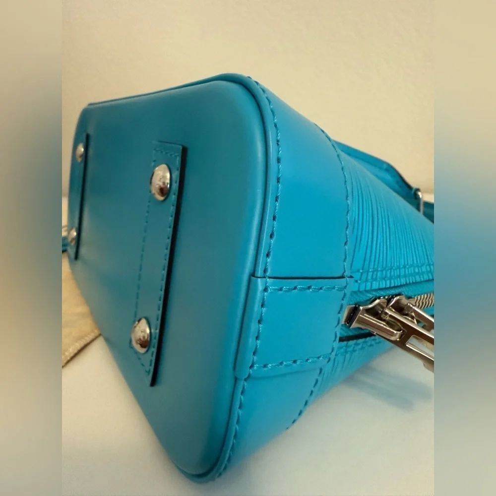 Louis Vuitton Alma BB Epi Leather Turquoise Limited Edition
